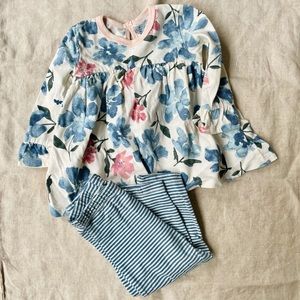 Burt’s Bee Baby 🇺🇦 Baby Tunic & Leggings Set